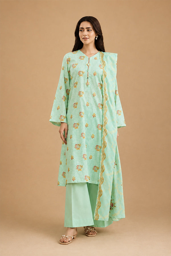 Kayseria Luxury Lawn Unstitched 3 Piece Suit Noor E Nazar Textile