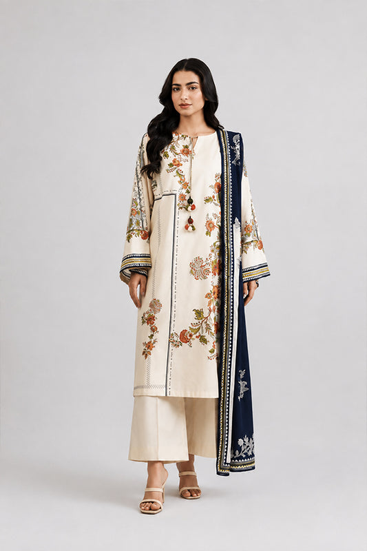 Kayseria Luxury Lawn Unstitched 3 Piece Suit Noor E Nazar Textile