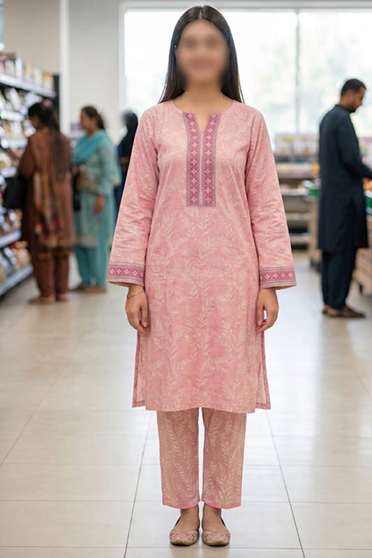 MIRANA by ZESH digital printed lawn 2 piece unstitched suit for women