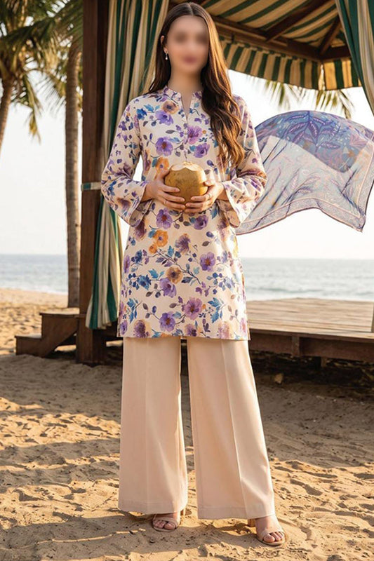 ZESH Printed Cambric Cotton 3 Piece Suit for Women Noor E Nazar Textile