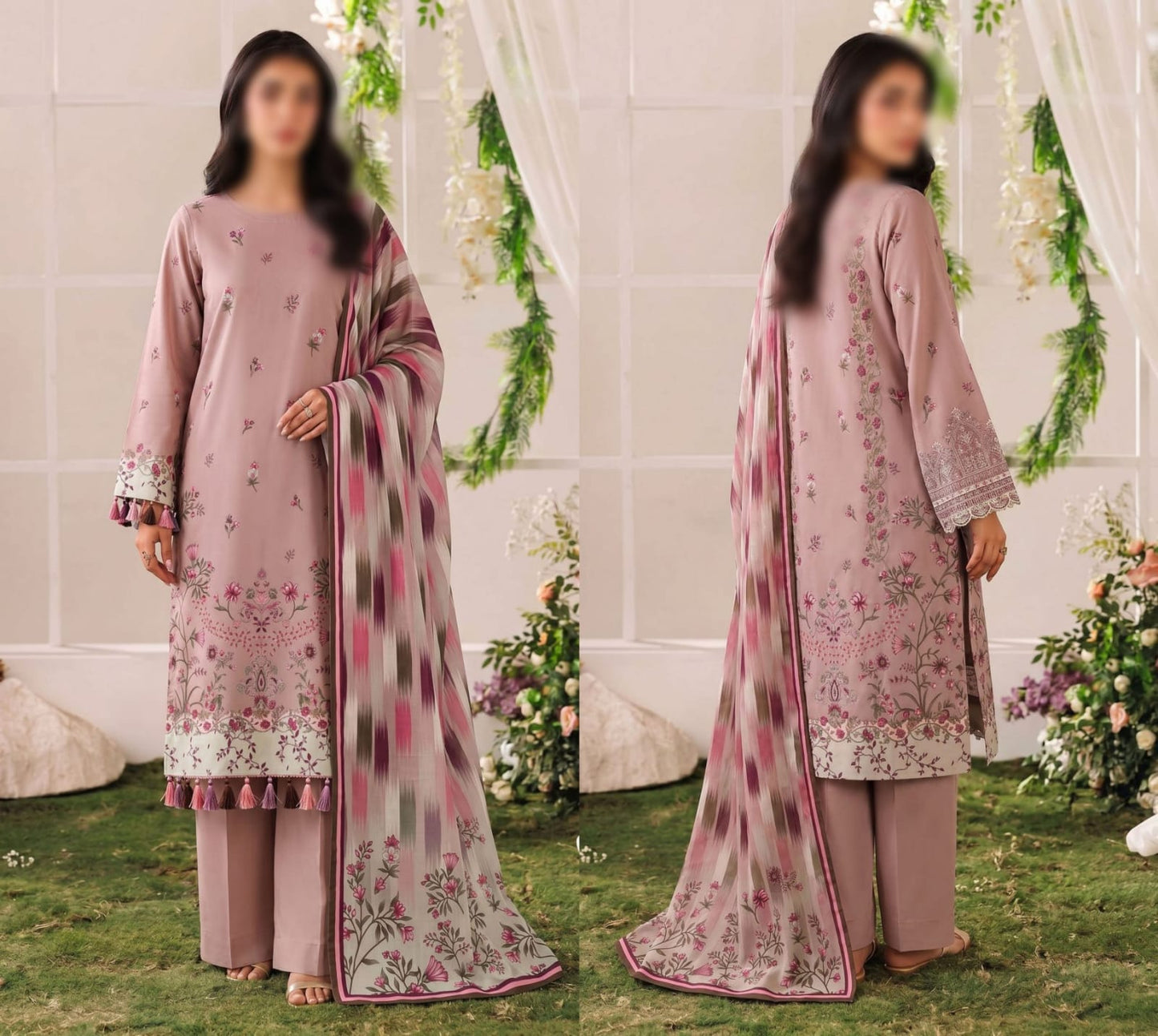 Bismil by Emirah V-29 Unstitched Printed Lawn 3pc Suit