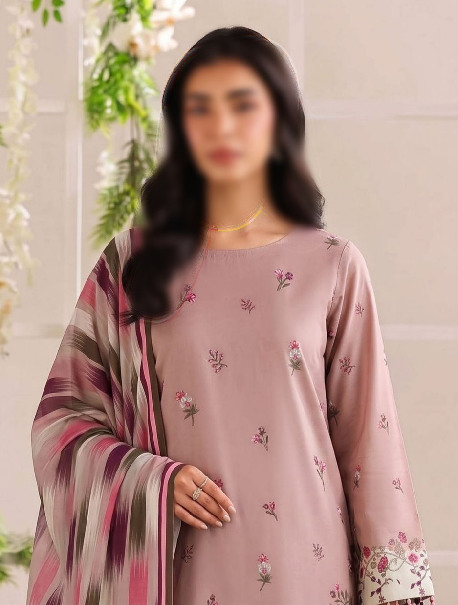 Bismil by Emirah V-29 Unstitched Printed Lawn 3pc Suit