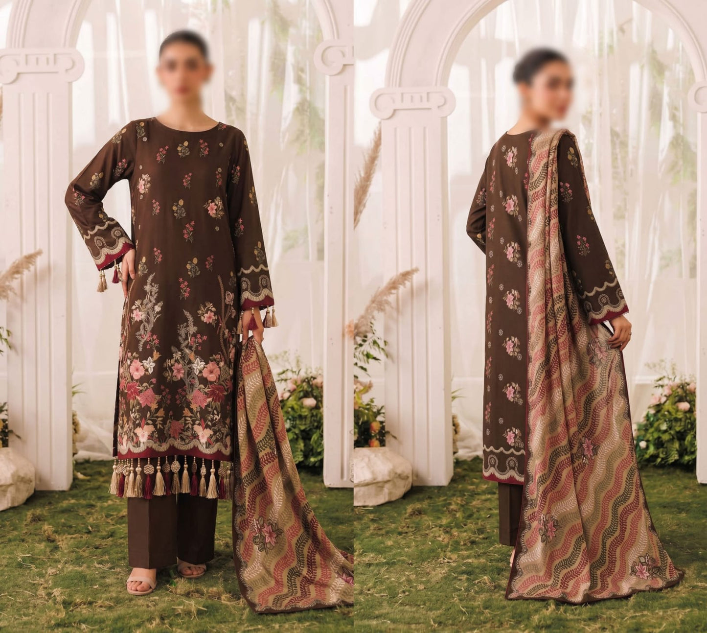 Bismil by Emirah V-29 Unstitched Printed Lawn 3pc Suit