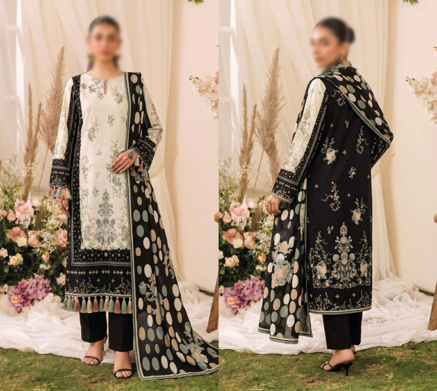 Bismil by Emirah V-29 Unstitched Printed Lawn 3pc Suit