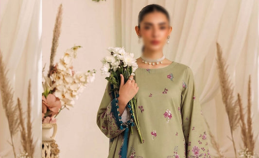 Bismil by Emirah V-29 Unstitched Printed Lawn 3pc Suit