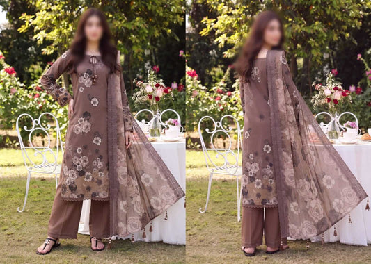 Batik by Emirah Unstitched Printed Lawn 3pc Suit
