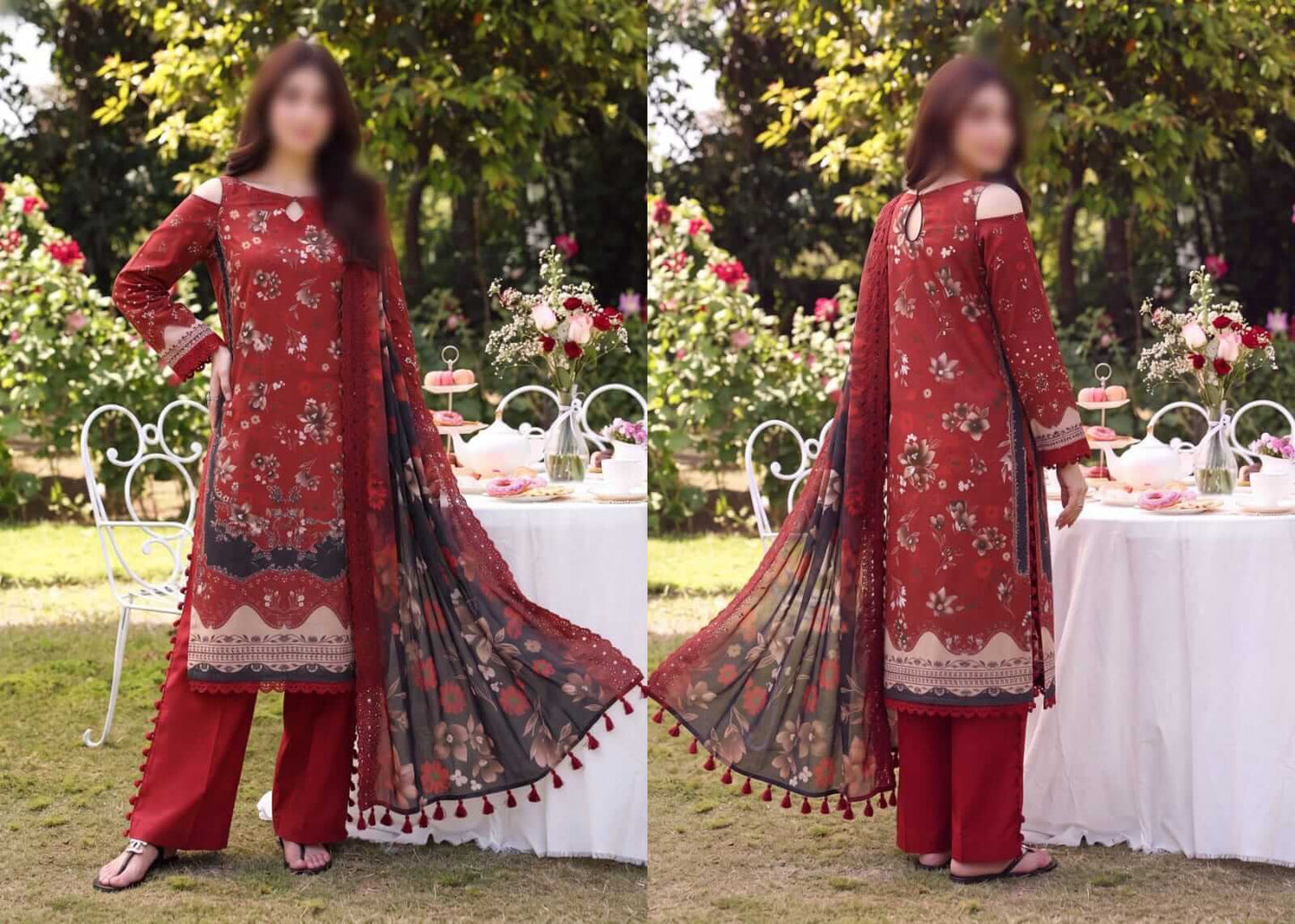 Batik by Elmirah Unstitched Printed Lawn 3pc Suit