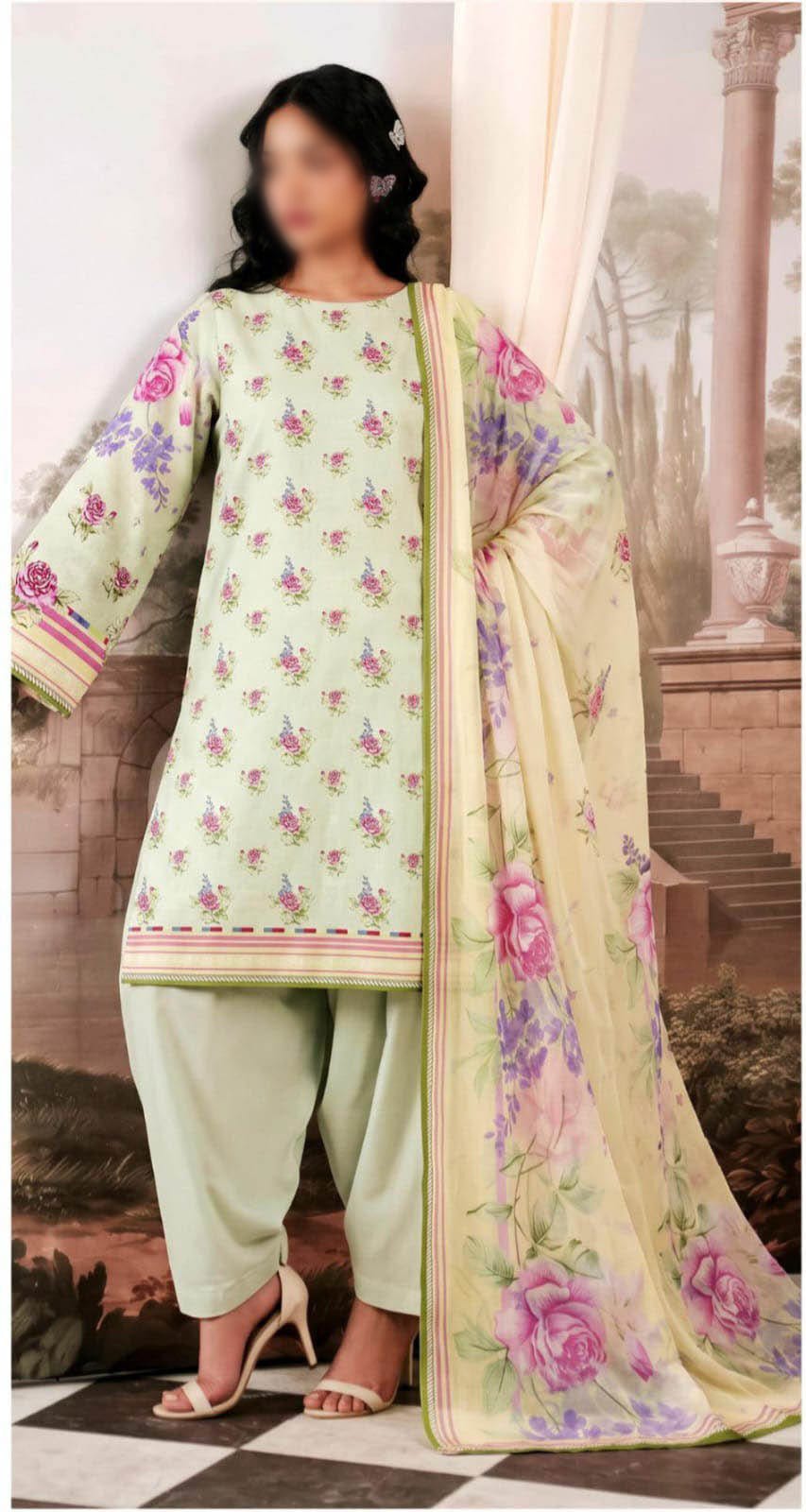 Nishat Summer Lawn Collection | 3 Piece Unstitched Suits Noor E Nazar Textile